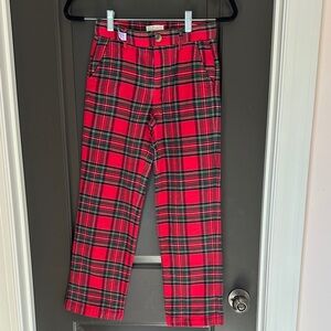 The Beaufort‎ Bonnet Company Red and Green Plaid Kids Bottoms